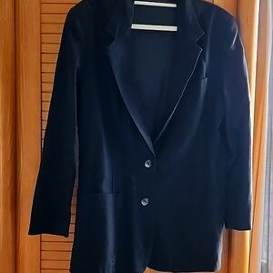Linen Blazer Black